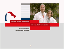 Tablet Screenshot of dr-leppelmann.de